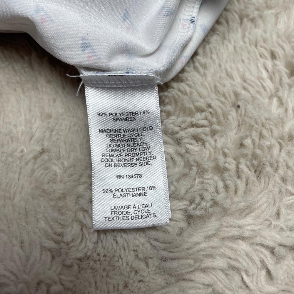 Vineyard Vines Performance Polo Shirt Mens Large White Sailboat Print Golf L - Picture 5 of 10
